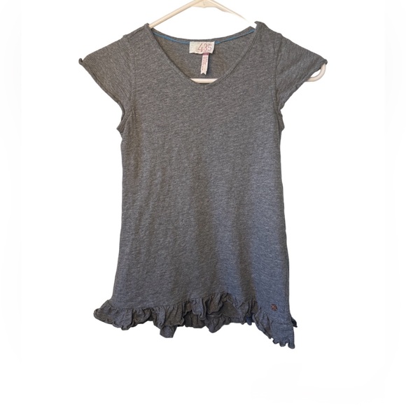 Size 10 Matilda Jane Company Ruffle Bottom Tee Shirt - Picture 1 of 8